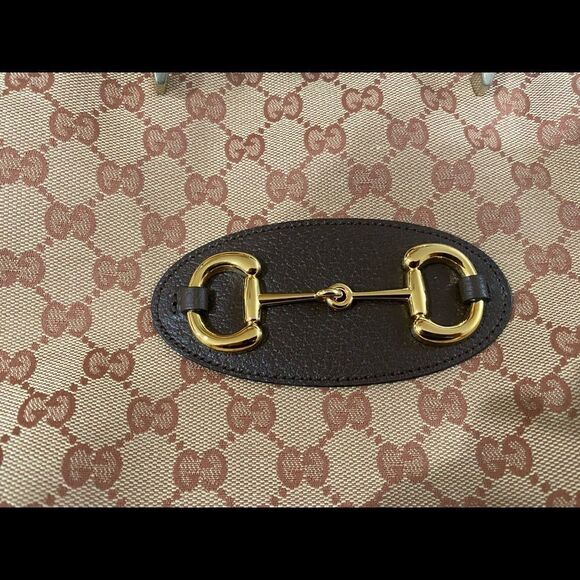 Gucci 1955 Horsebit Canvas Messenger Bag - Picture 11 of 16